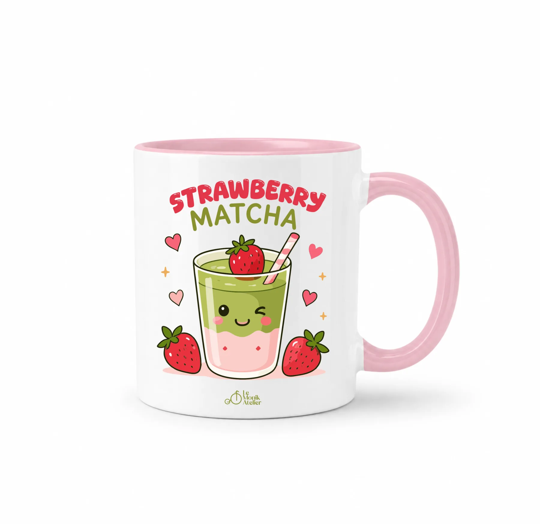 Taza Strawberry Matcha