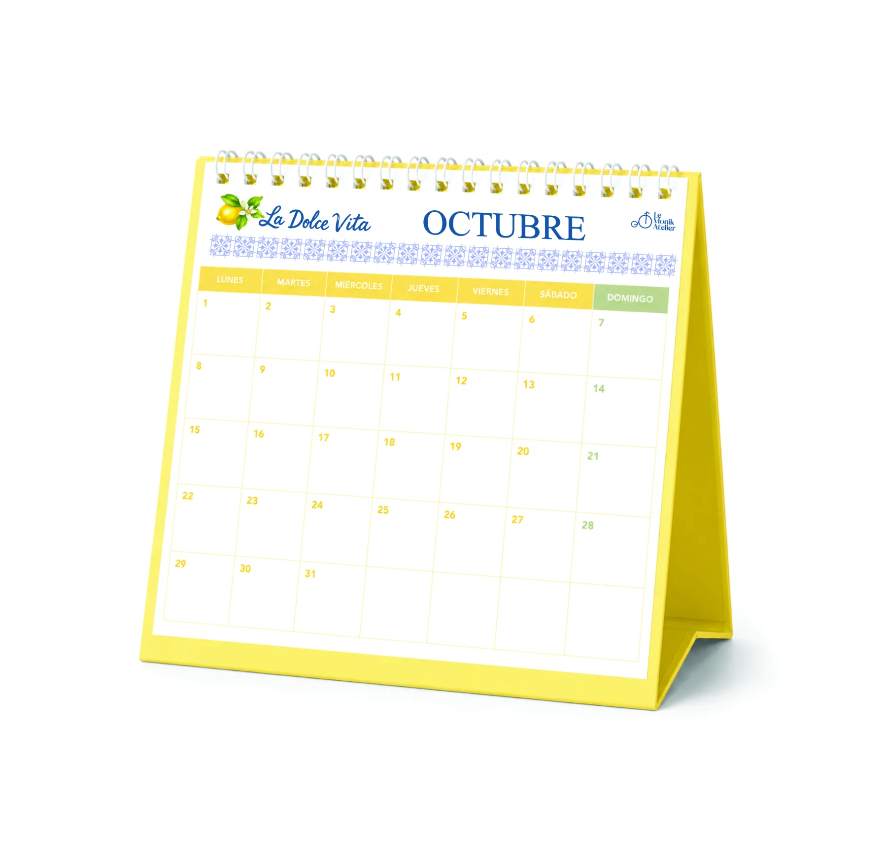 Lemon Desk Calendar